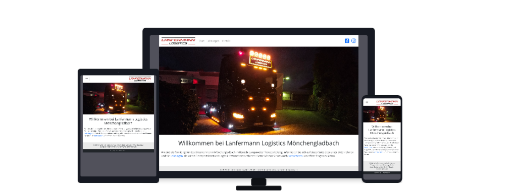 Mockup Lanfermann Logistics