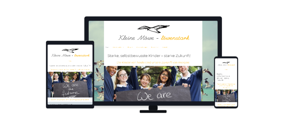 Mockup Kleine Möwe löwenstark